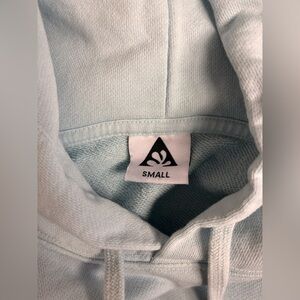 Wasted Collective Oversized Sweatshirt Hoodie Light Teal Size Small NWT.